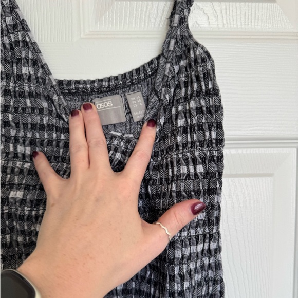 ASOS bodycon crinkle mini dress - Picture 4 of 9